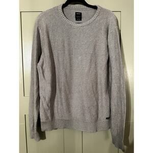 Men's RVCA Gray Crewneck Sweater Size M